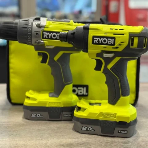 Комплект винтоверти RYOBI R18ID2/ R18PD3 със зарядно