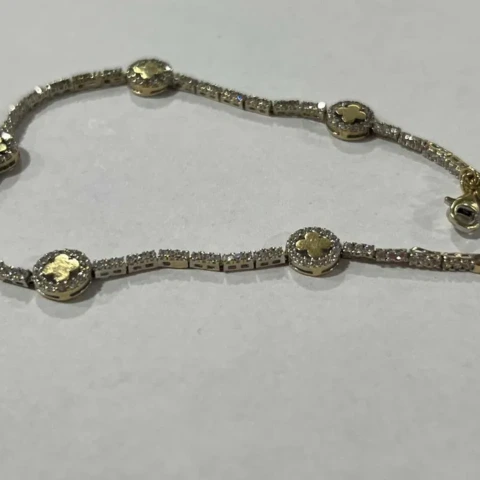 Златна гривна 14K