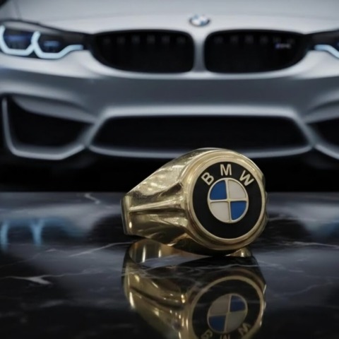 Мъжки златен пръстен BMW 14 карата 5.7гр