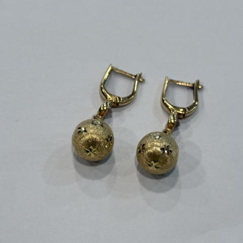 Златни дамски обеци – 14K (585), 5.05 г