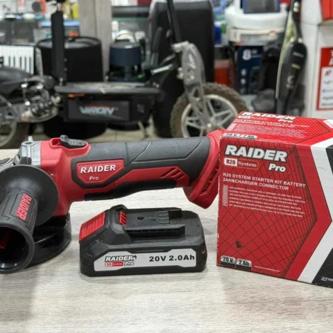 Акумулаторен ъглошлайф Raider RDP-SPAG20 – Нов!