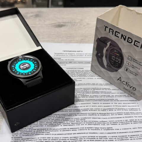 Смарт часовник Trender – Active, 46 mm Нов с Гаранция