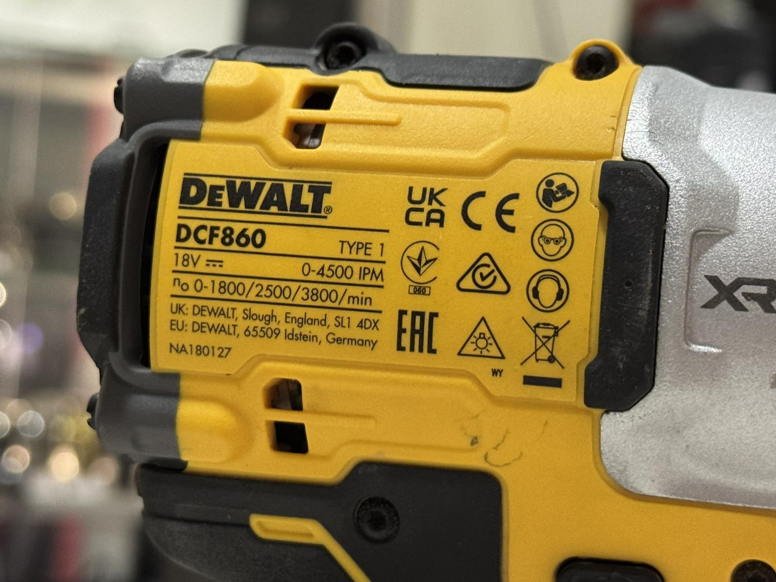Акумулаторен ударен винтоверт DeWALT DCF860 - Image 5