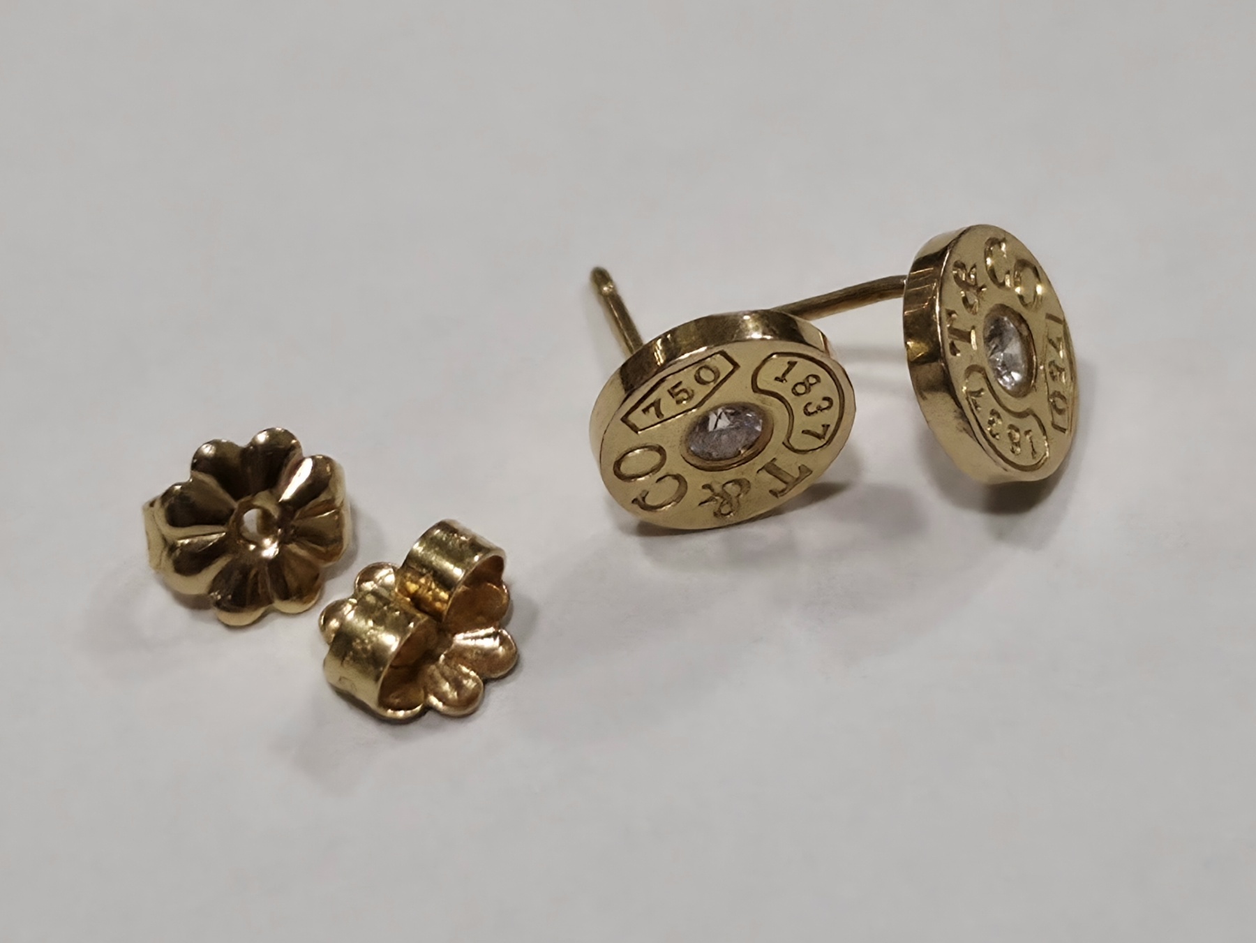 Дамски златни обеци 18К 750 / 2,46 гр. - Image 4