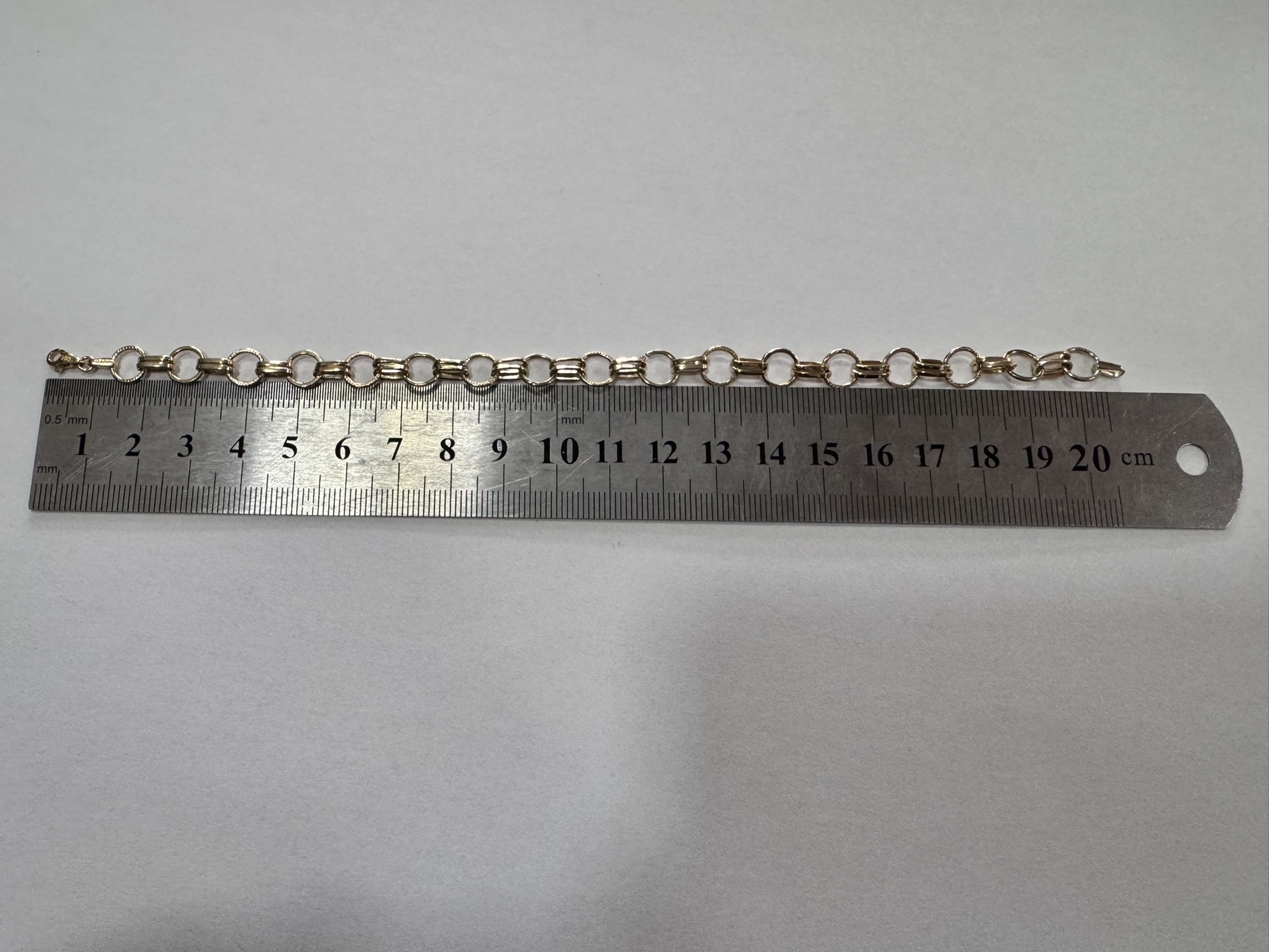 Дамска златна гривна 14К 585 - 6,50 г - Image 6