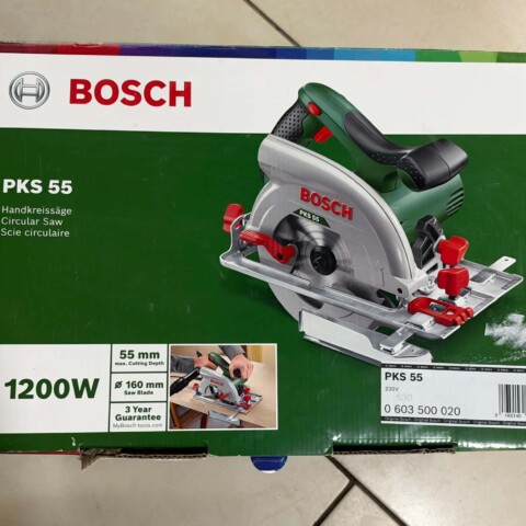Ръчен циркуляр Bosch PKS 55, 1200 W